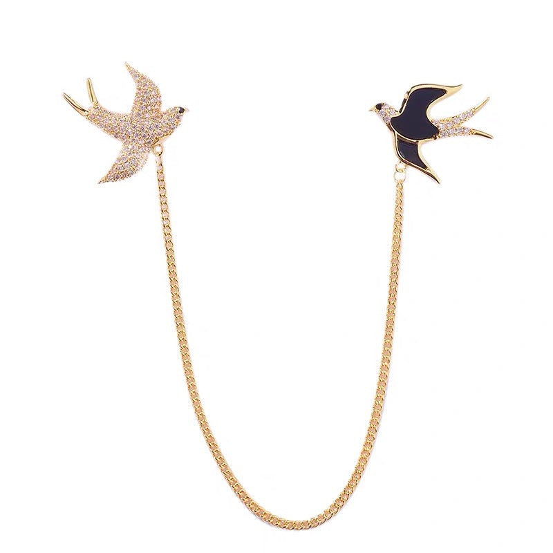 Elegant alloy lapel pin for men and women