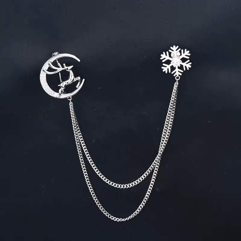 Elegant alloy lapel pin for men and women