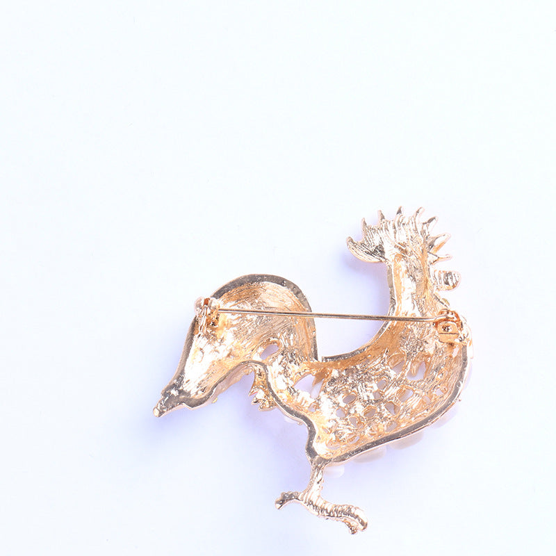 Zodiac Animal Brooch on Clothing