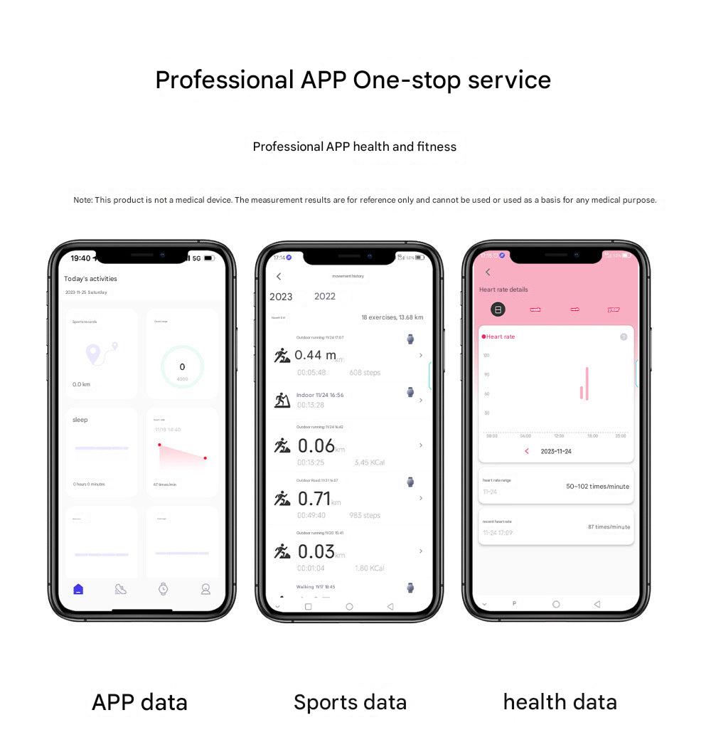 Smartwatch with health features and notifications
