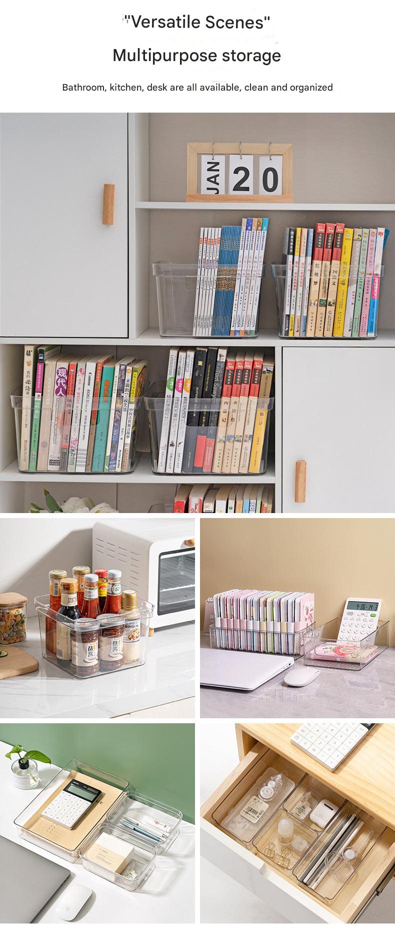 Office desk organization solution in clear plastic - image 4