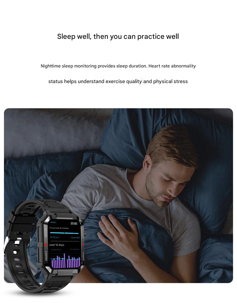 Smartwatch with health features and notifications