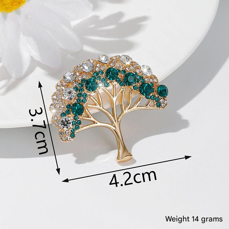 Fashionable Lucky Tree Pin for Coats Image 4
