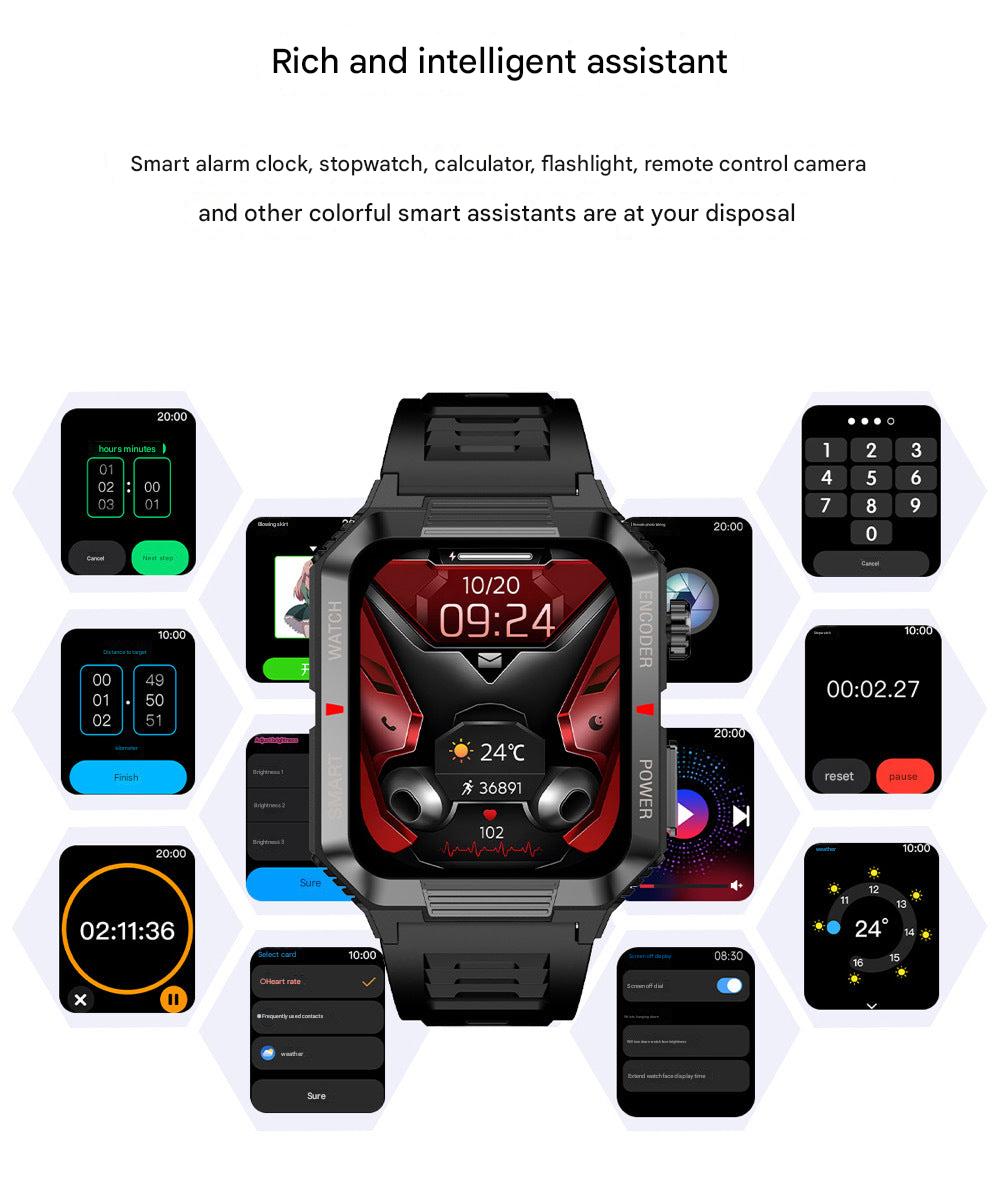 Smartwatch with health features and notifications