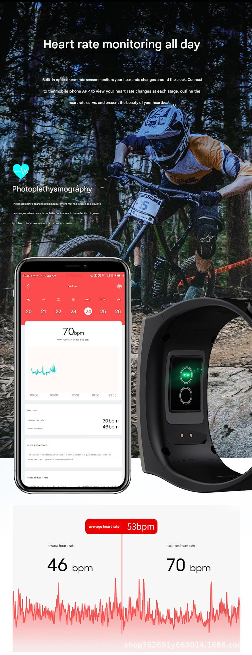 DM12 smartwatch on wrist