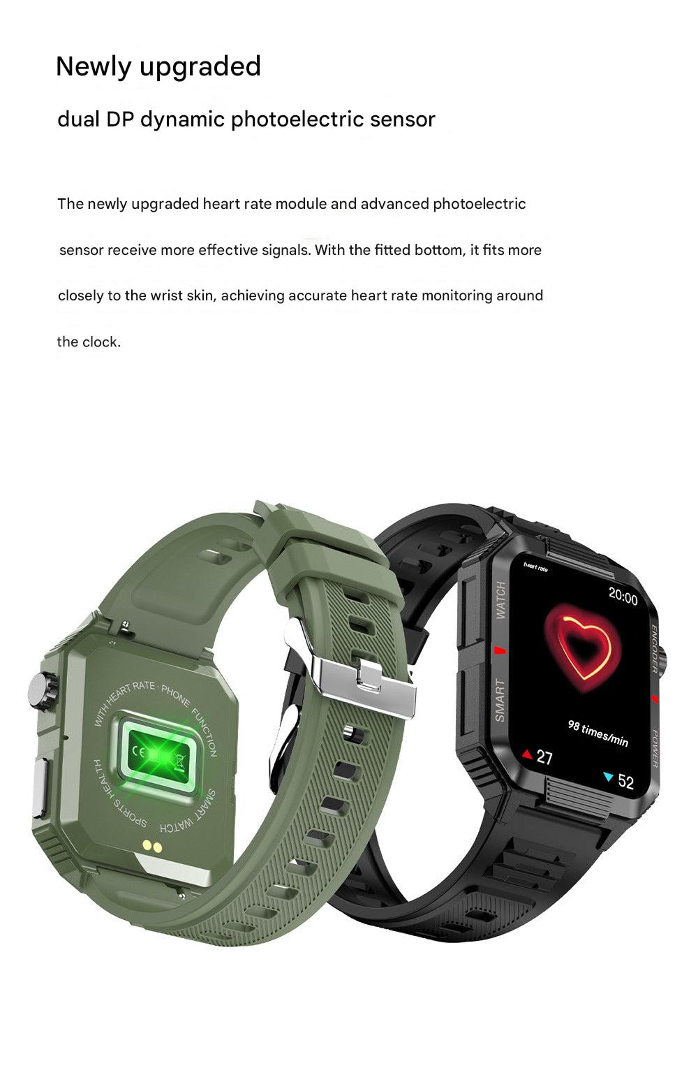 Close-up of smartwatch with touchscreen
