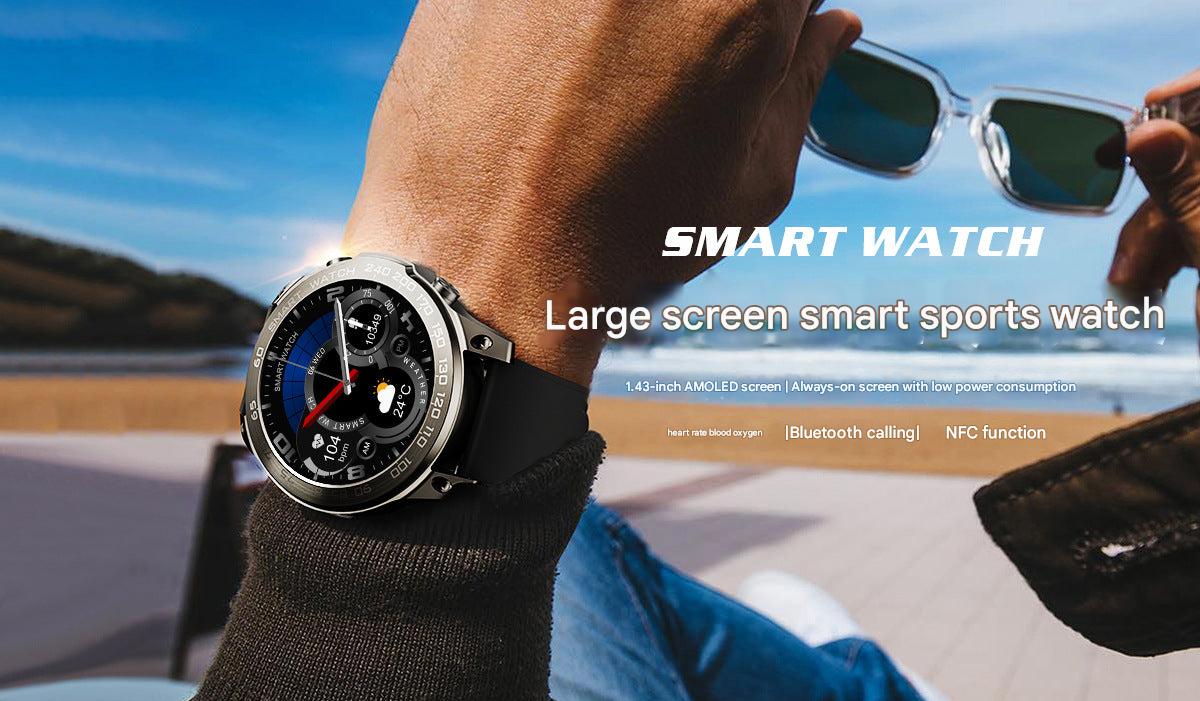 DM12 smartwatch side view