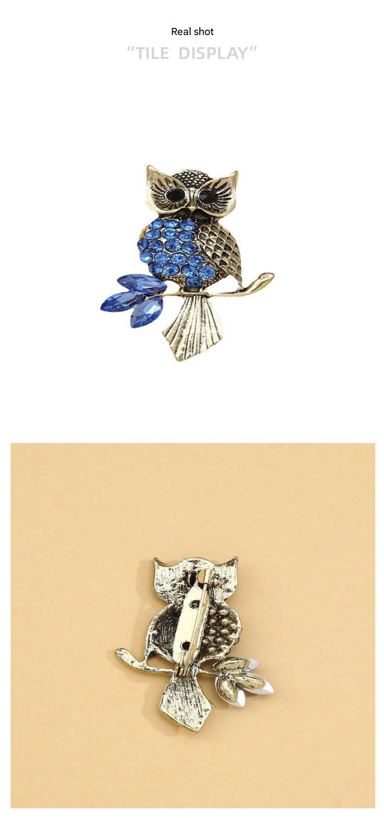 Fashionable owl brooch - image 6