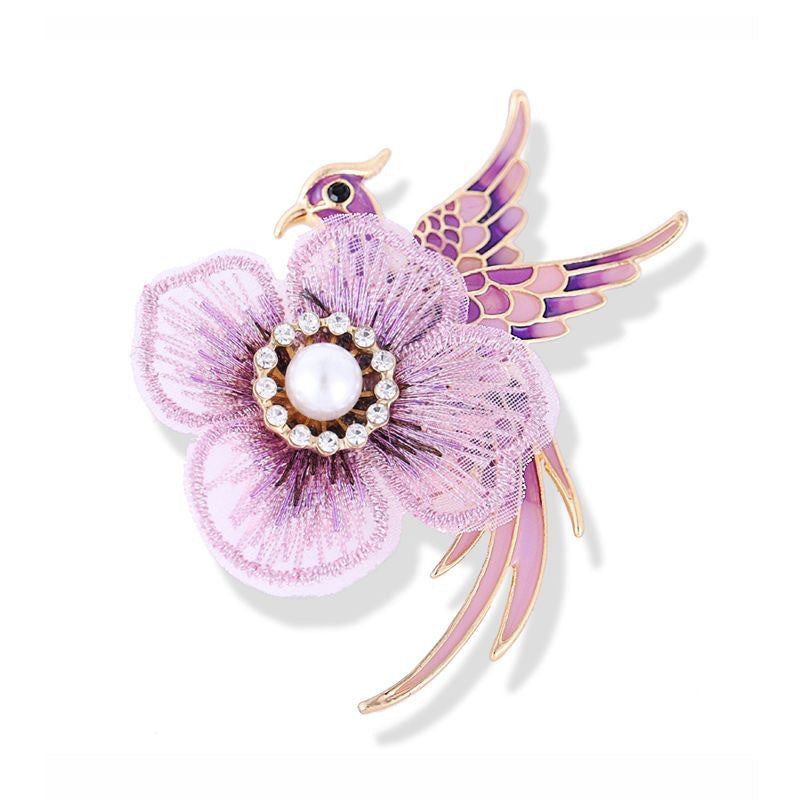 Elegant fashion accessory floral brooch