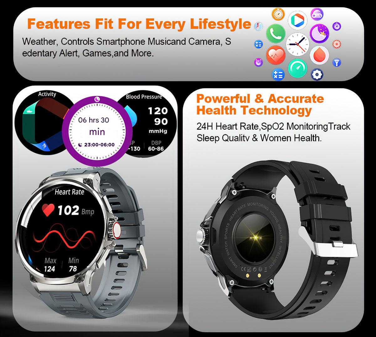 V69 Smartwatch different color options