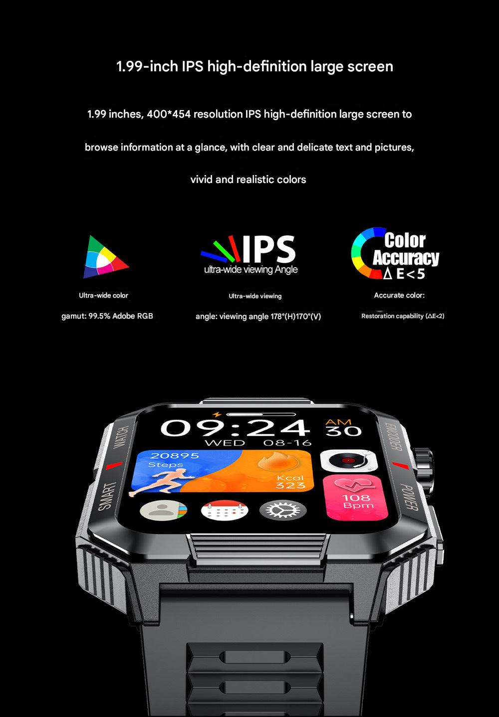 Stylish silicone smartwatch on wrist