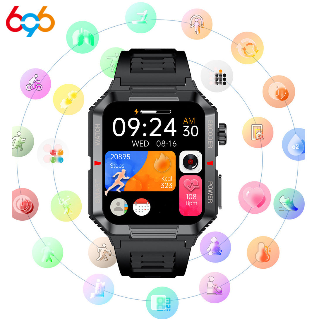 Bluetooth calling smartwatch in action