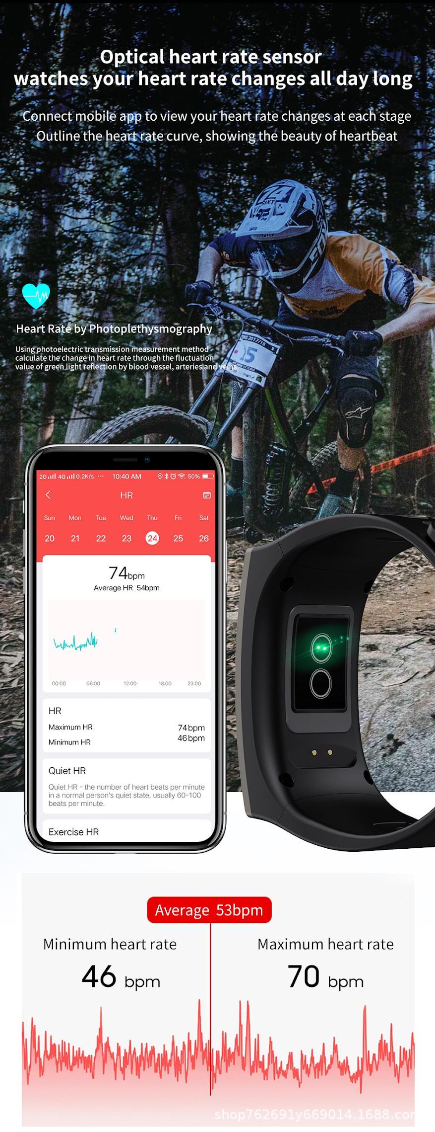 DM12 smartwatch features illustration