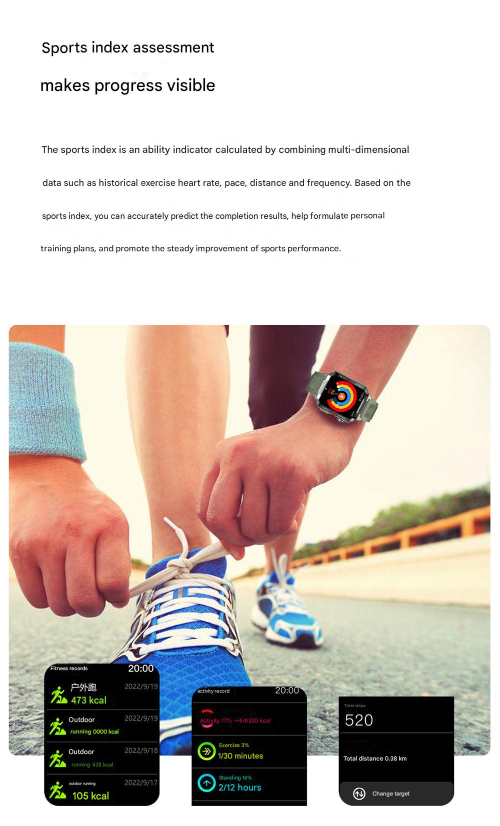 Bluetooth calling smartwatch in action