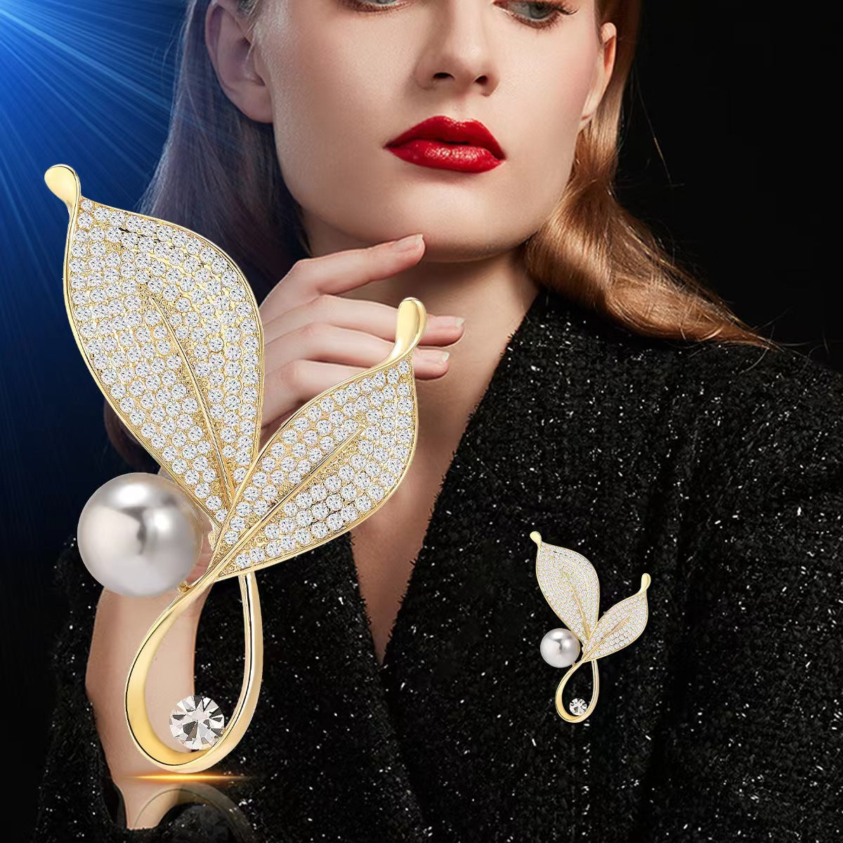 Versatile Leaf Brooch for Men and Women - Image 6