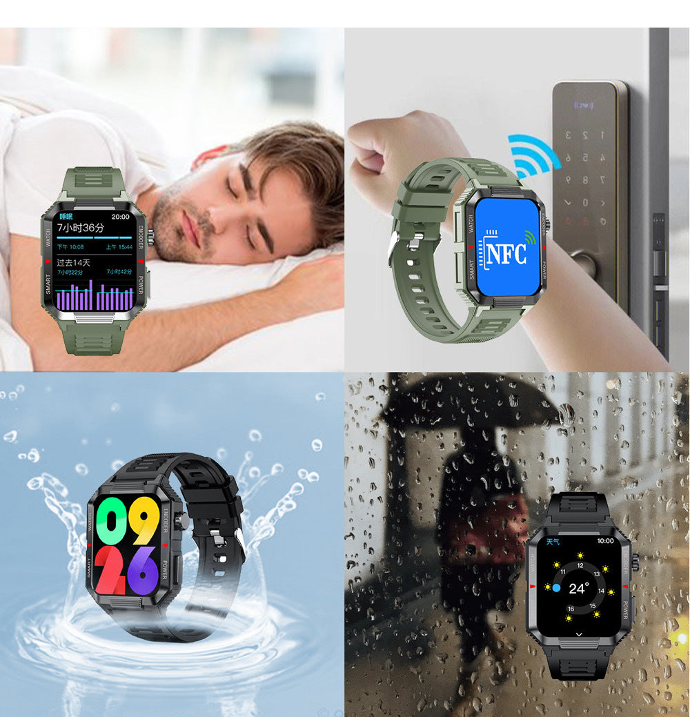 Bluetooth calling smartwatch in action