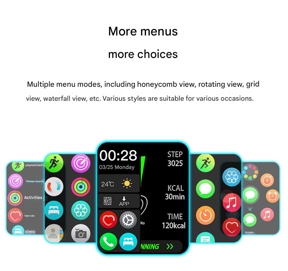 Stylish silicone smartwatch on wrist