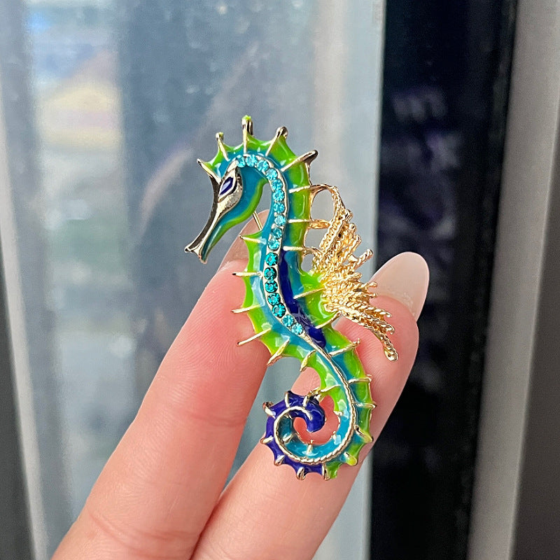 Artistic Enamel Brooch Image 7