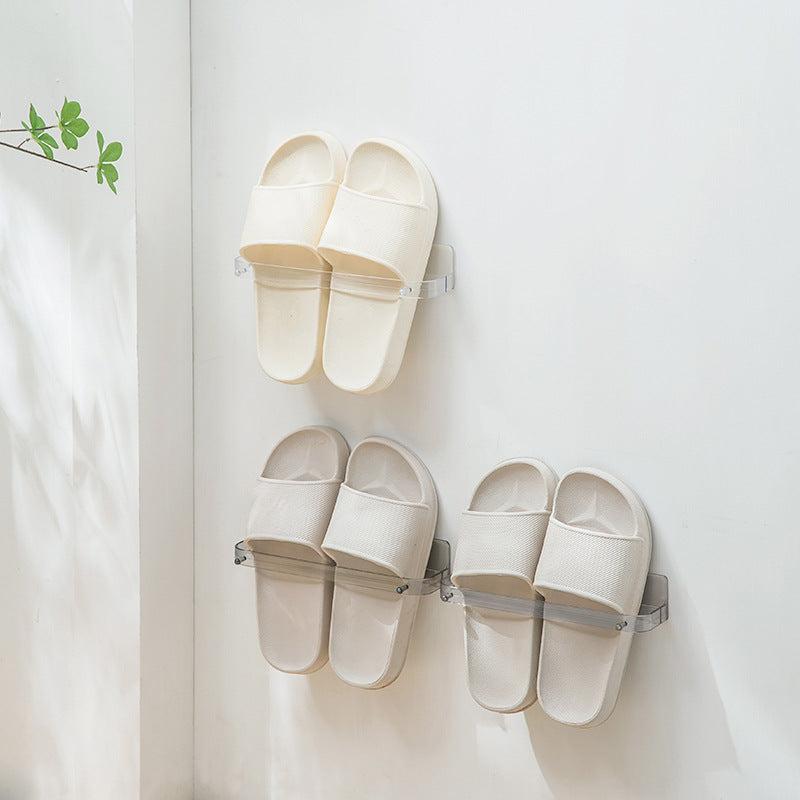 No drill bathroom shoe rack front view