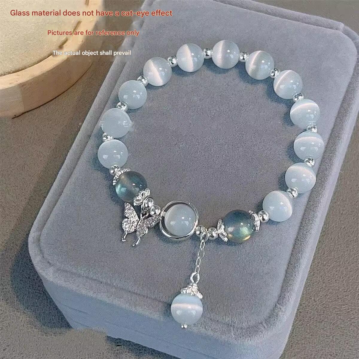 adjustable fit butterfly pattern bracelet