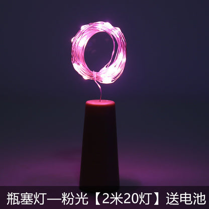 multicolor LED wedding decoration bottle light