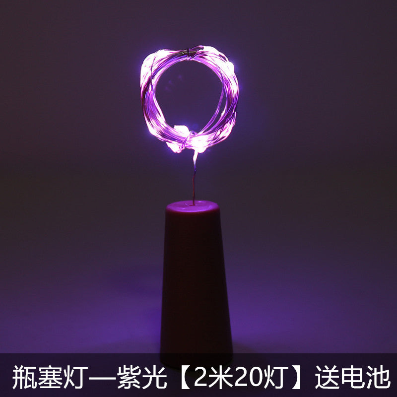 adjustable LED bottle lights festive celebration