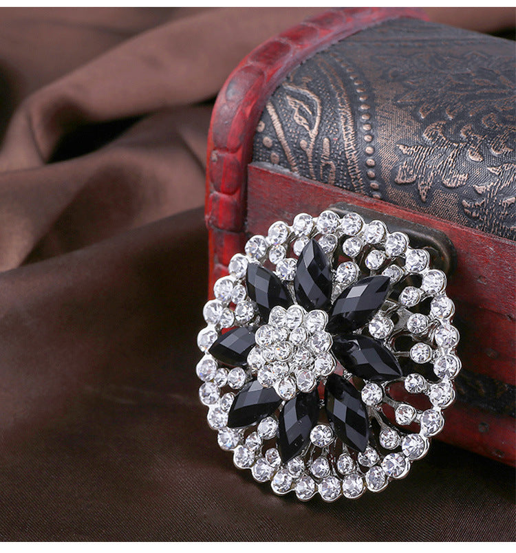 Premium Alloy Flower Brooch Pin Image 7