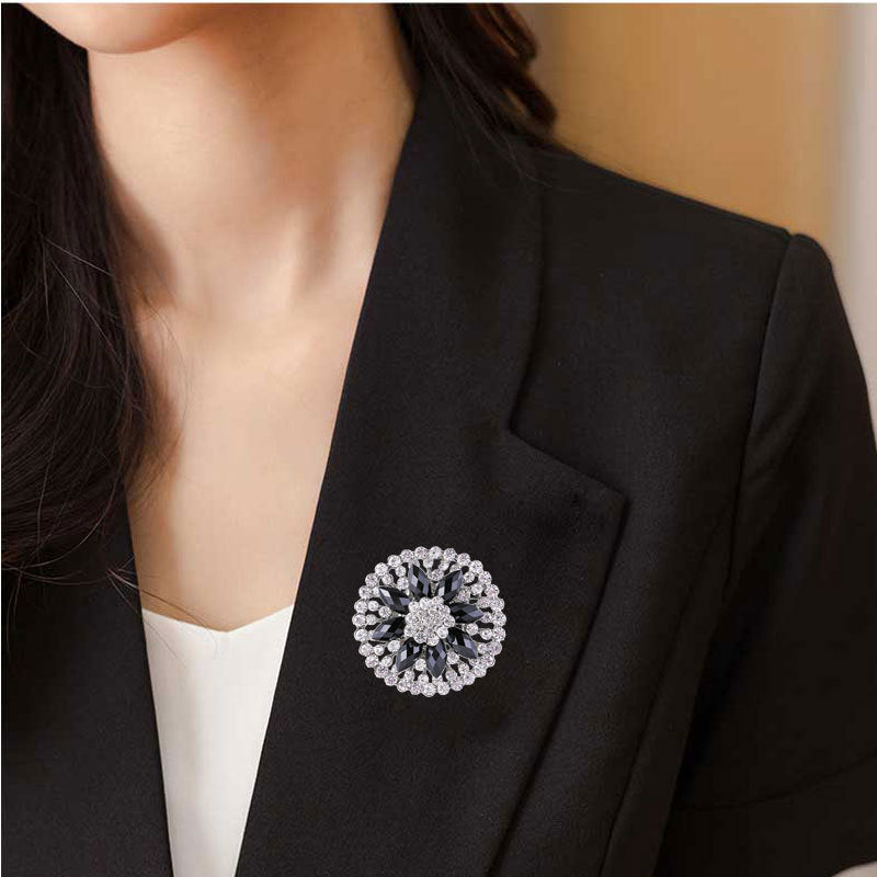 Premium Alloy Flower Brooch Pin Image 6