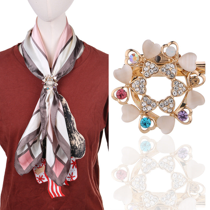 Durable Alloy Brooch with Electroplated Finish