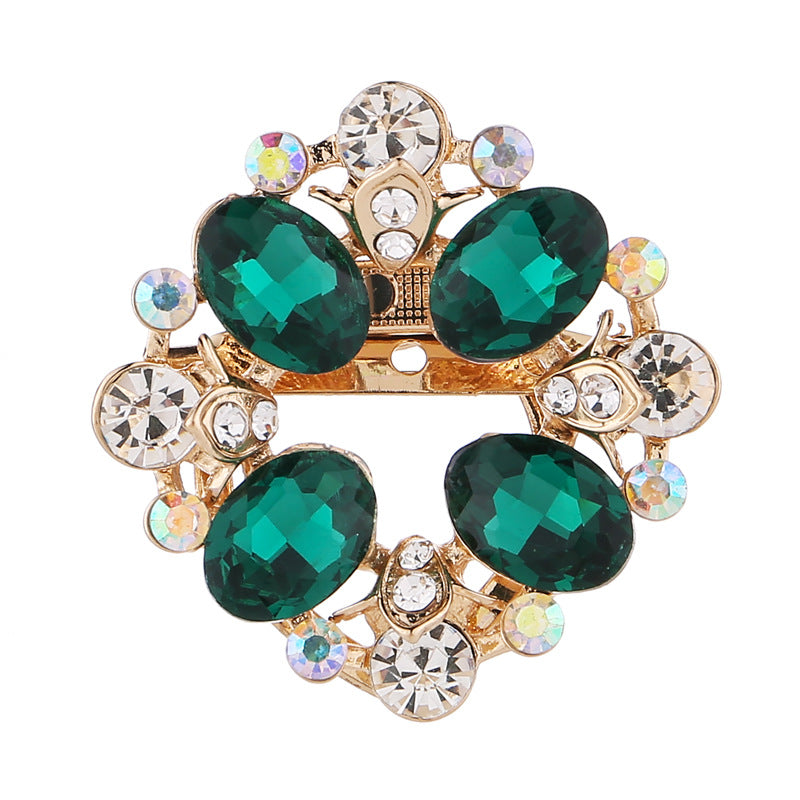 Durable Alloy Brooch with Electroplated Finish