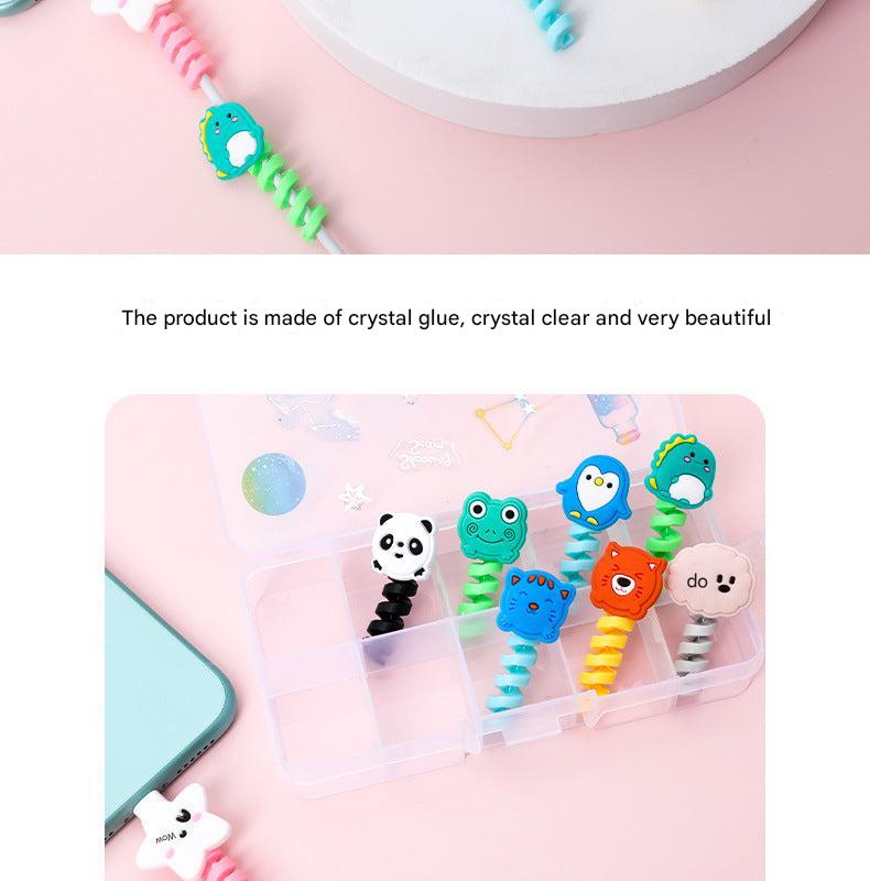 Cable management accessory bear shape
