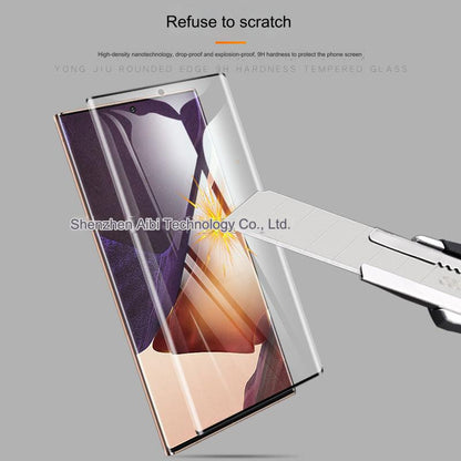 Premium 3D Curved Tempered Glass Screen Protector for Samsung Galaxy Note 20 Ultra - Full Coverage, HD Clarity, Anti-Fingerprint