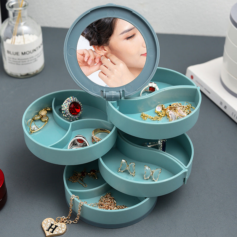 rotating jewelry storage box