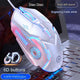 White colorful light-6D button sound version (Pack of 2)