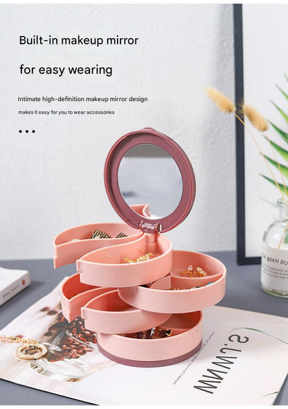 rotating jewelry storage box