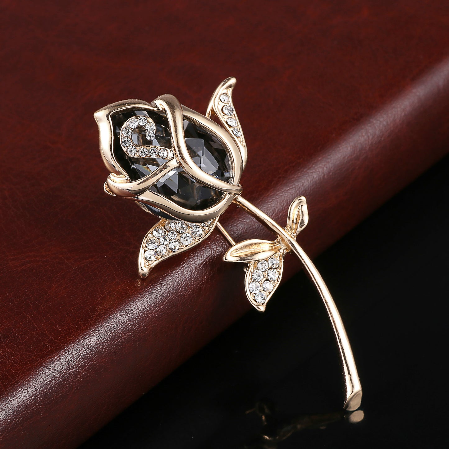 Brooch on Black Background - Image 8