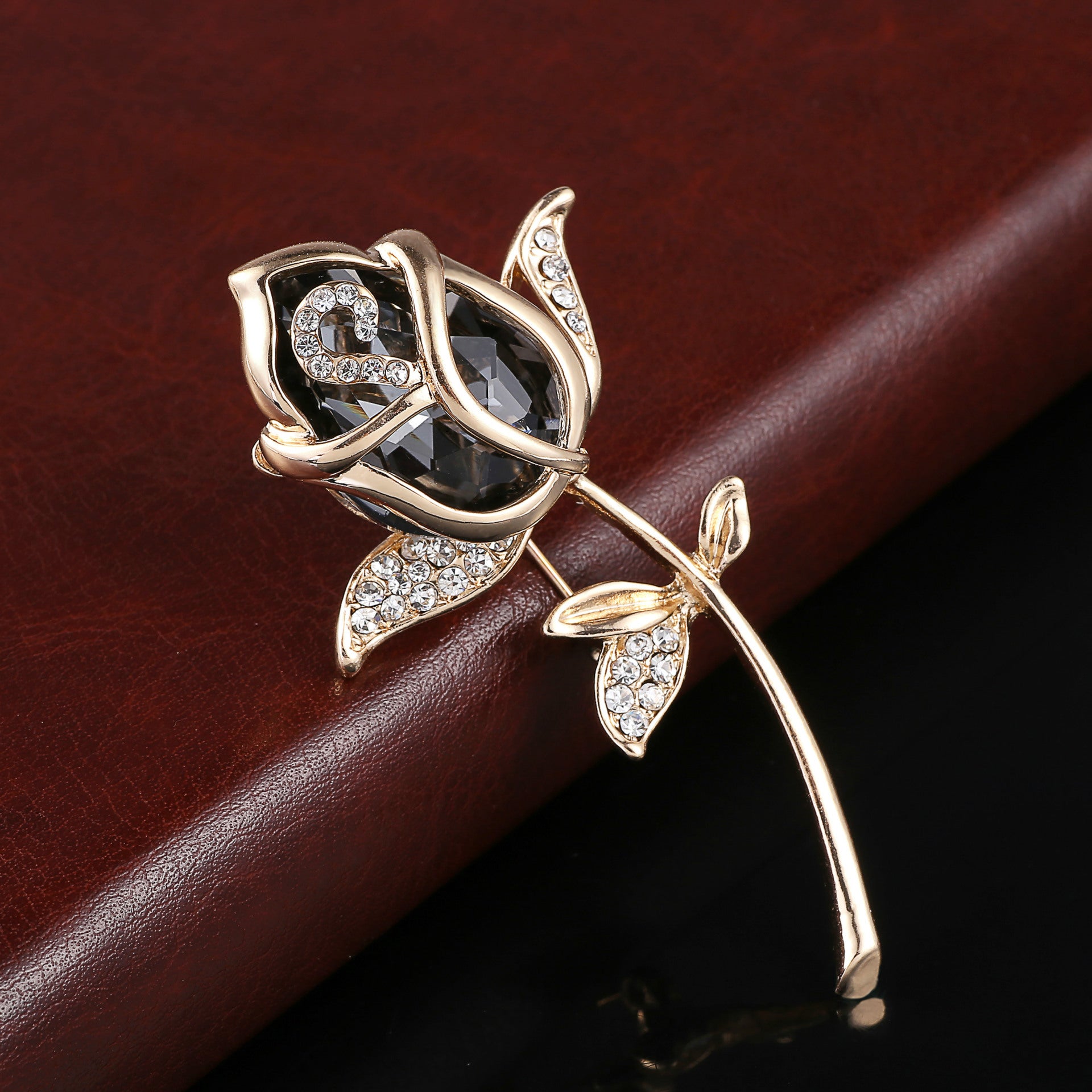 Brooch on Black Background - Image 8