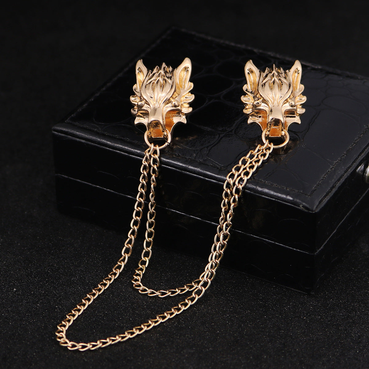 Elegant Gold Silver Brooch Image 9