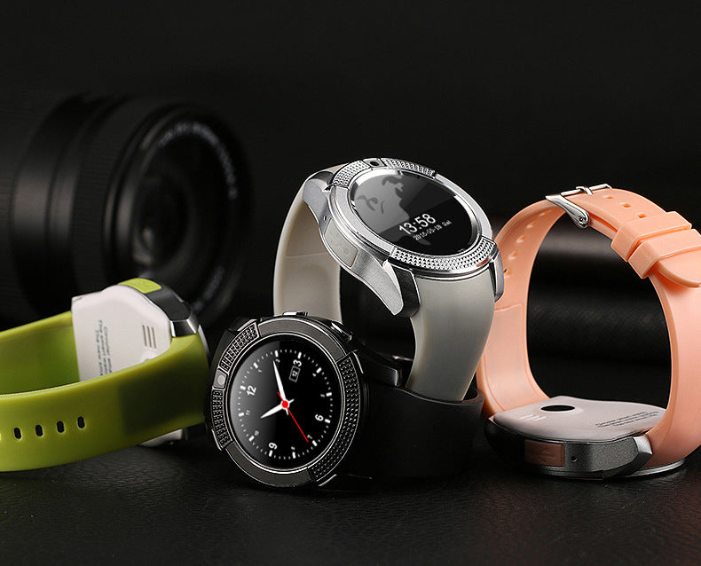 Smartwatch V8 in stylish black color