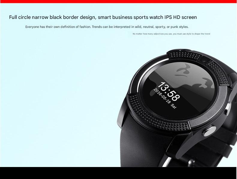 Close up of V8 Smartwatch features