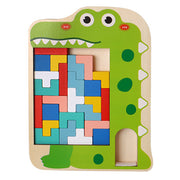 Crocodile Model Tetris Blocks Set 5 New Edition (Pack of 1)