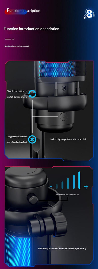 USB condenser microphone for conference calls