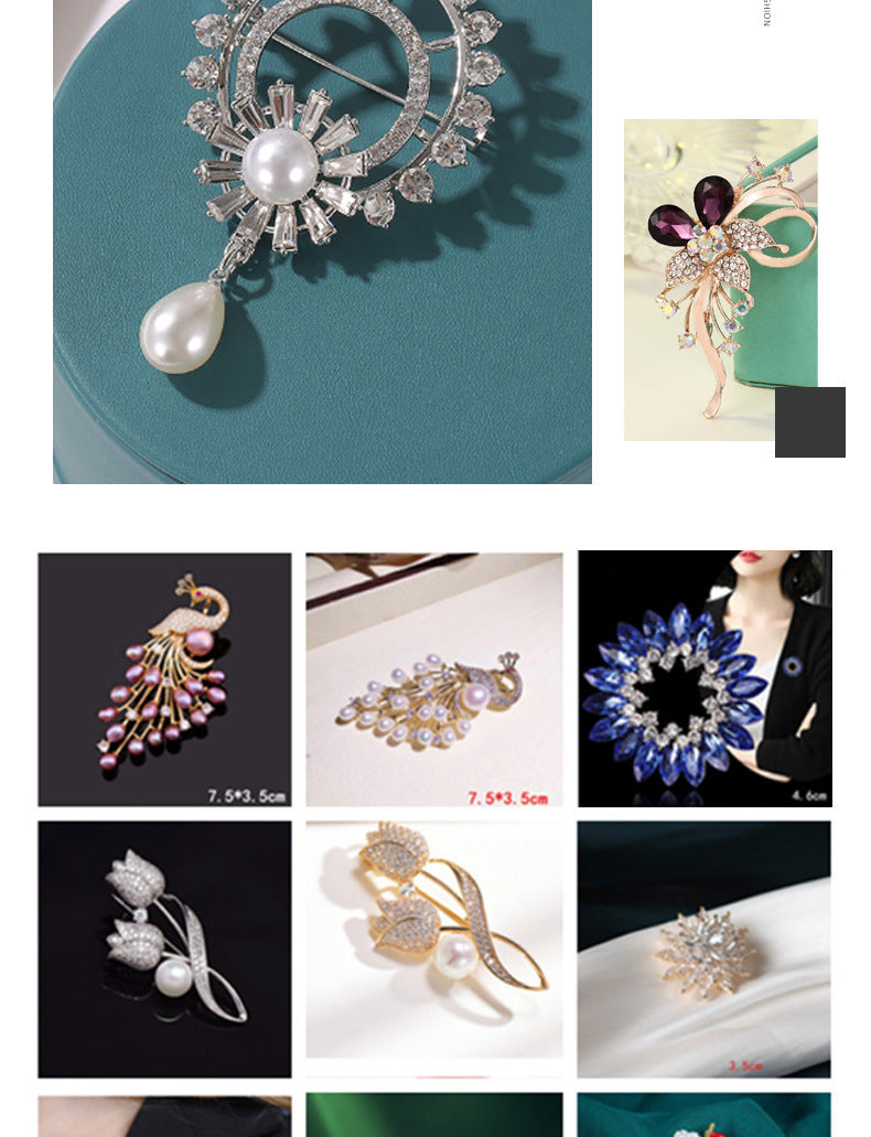 Stylish scarf clip accessory