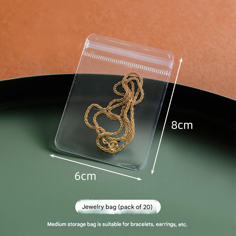 Necklace storage with pouches