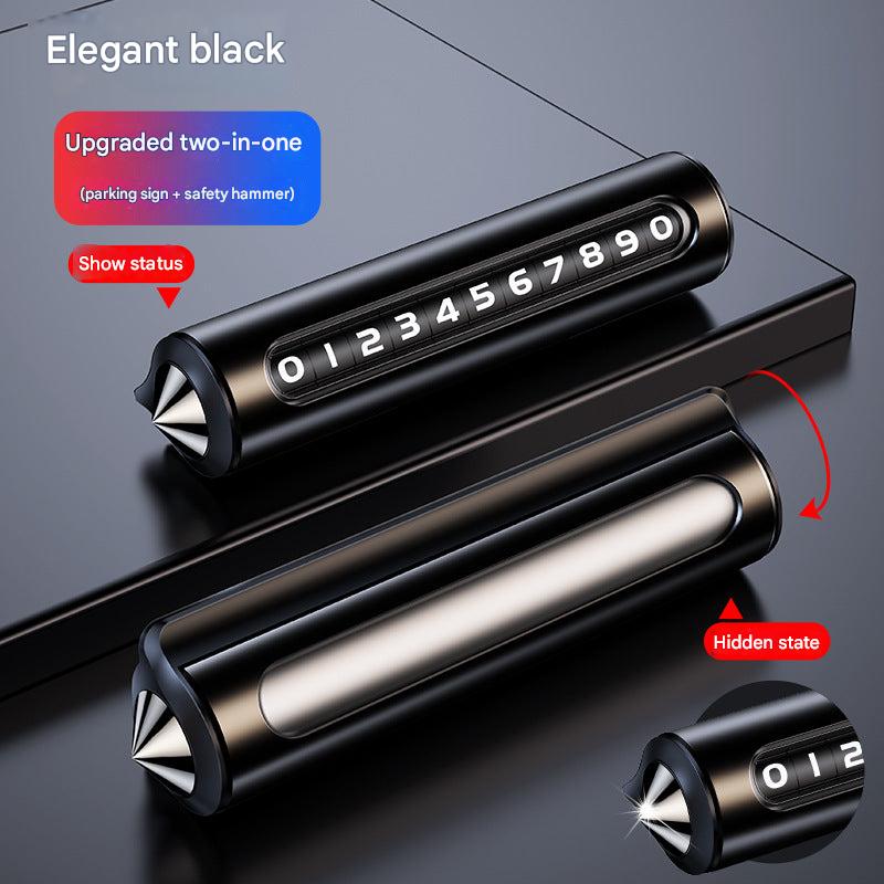 Stylish vehicle interior decor parking tag image 2