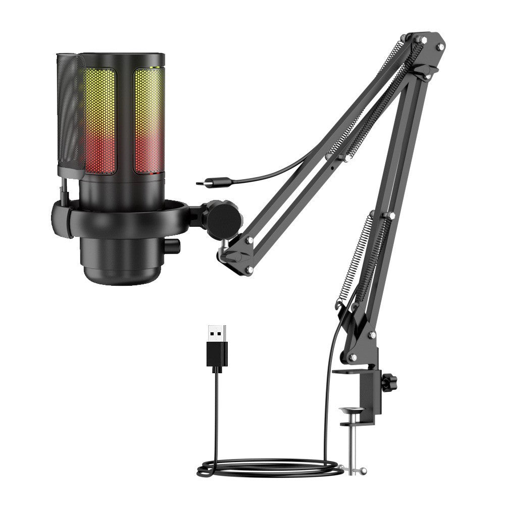 Portable USB microphone for podcasting