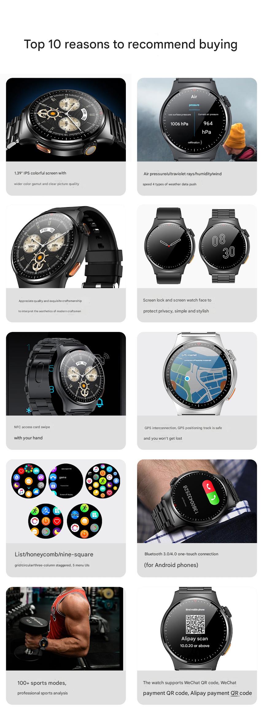 Fitness tracking capabilities of QW49 Smartwatch