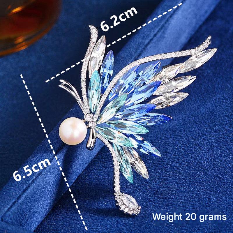 Stylish butterfly pin for women's fashion