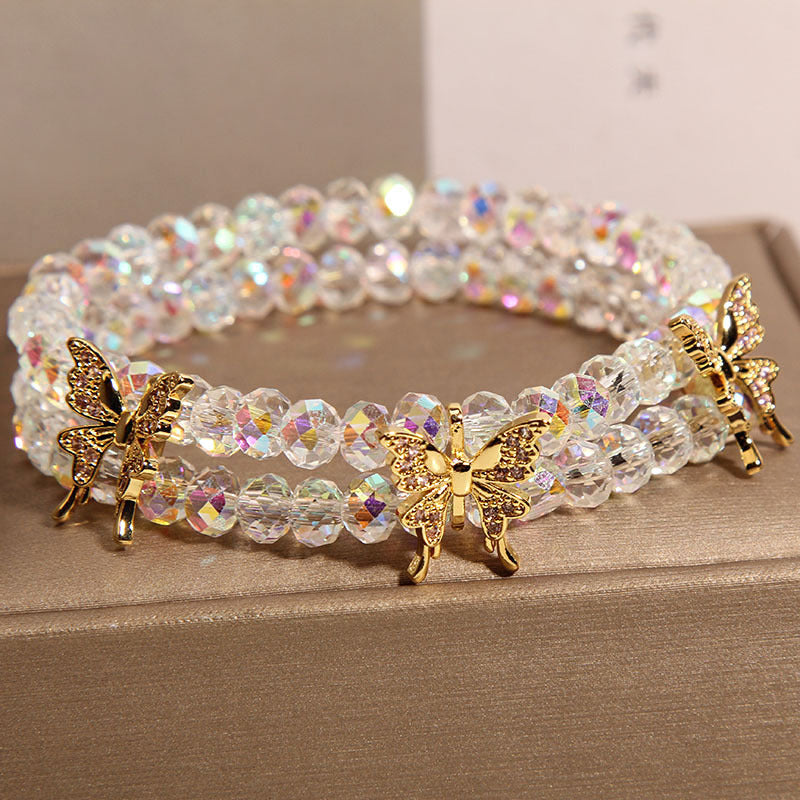 Stunning White Crystal Bracelet Gift Packaging Image 7