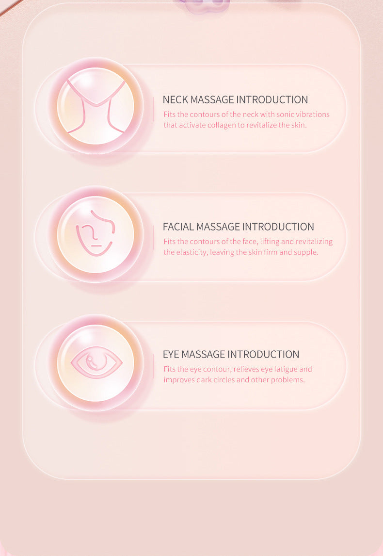 Ultrasonic Facial Massage Device Image 1